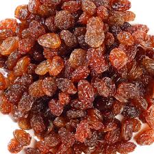 	
Dried grapes