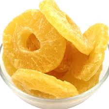 	
Dried pineapple
