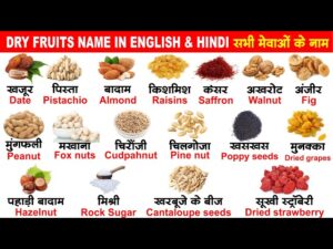 Read more about the article Dry Fruits Name in Hindi and English | सूखे मेवों के नाम हिंदी और इंग्लिश में